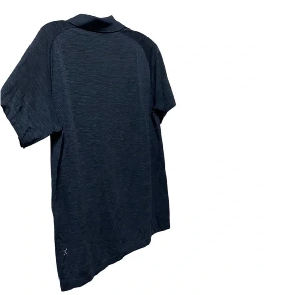 Lululemon vent tech polo shirt men’s size M blue train office travel - Picture 7 of 16